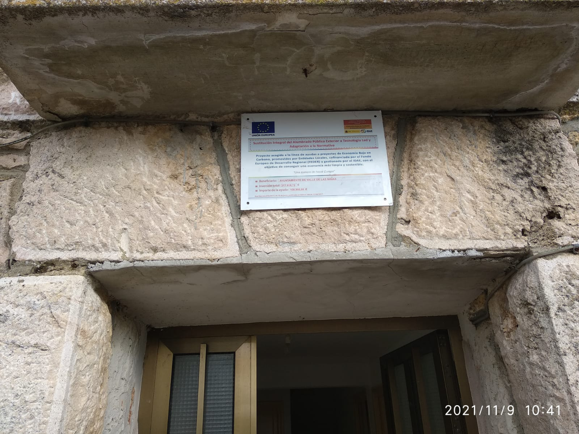 Placa Temiño